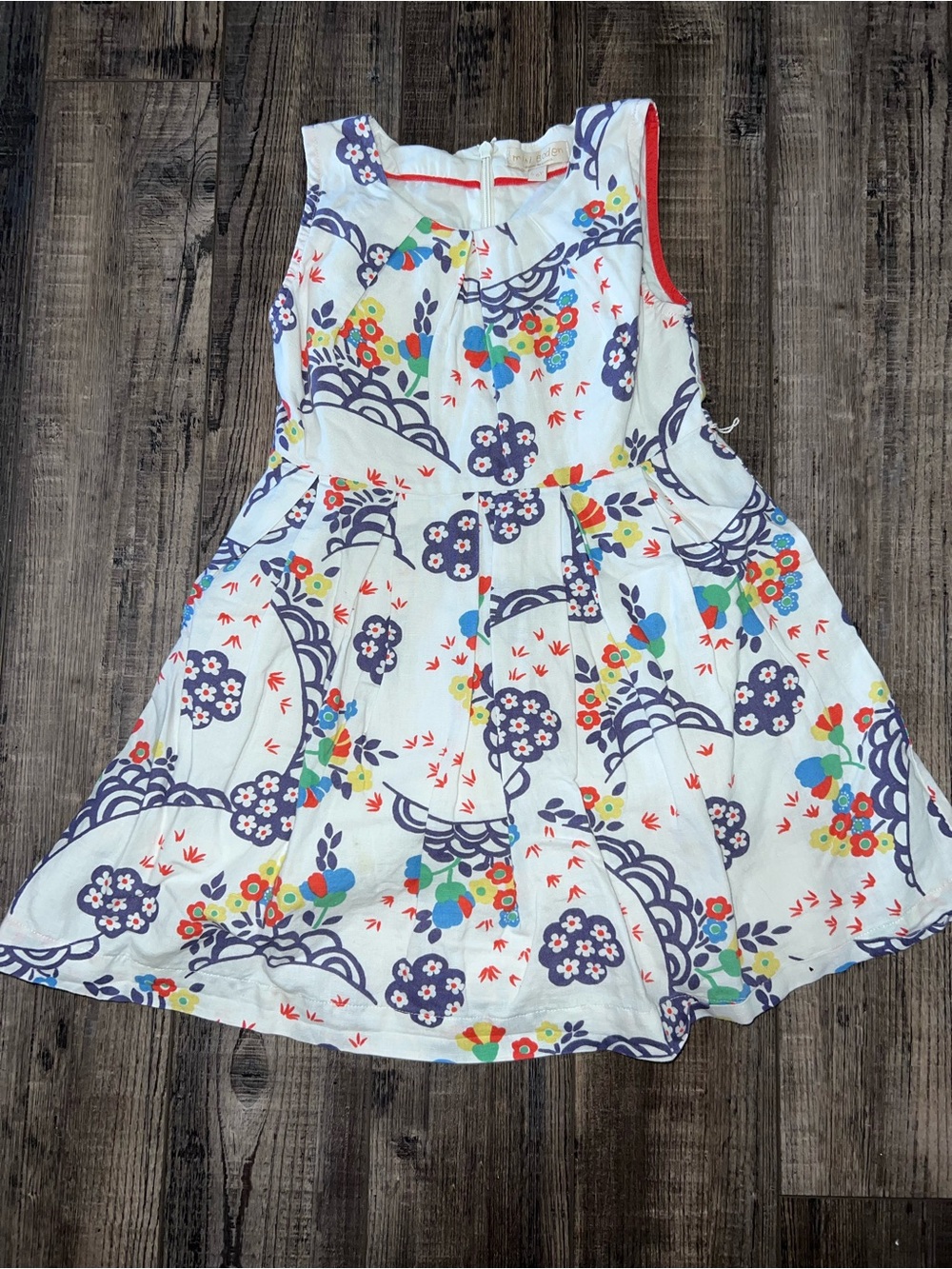 Mini Boden Floral Print Dress